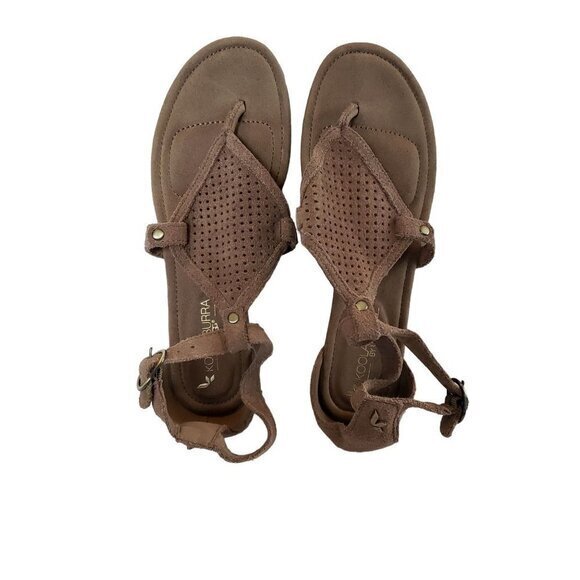 UGG Koolaburra Briona Leather Wedge Womens Shoes Size 7 Tan Pre-Owned‎ - Picture 14 of 14